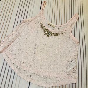 Abercrombie & Fitch Size Medium Lace Tank Top